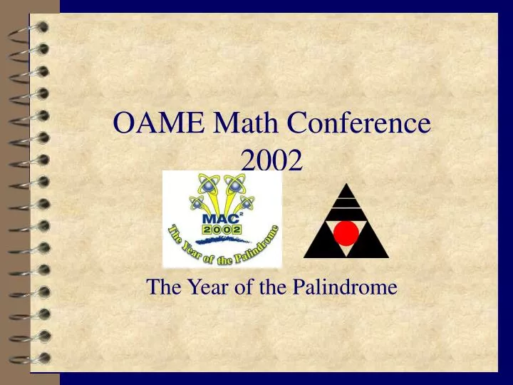 oame math conference 2002