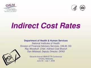 Indirect Cost Rates