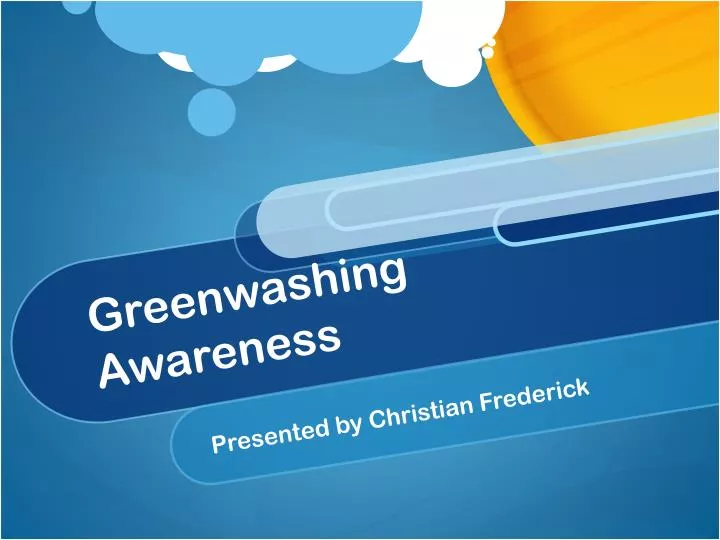 greenwashing awareness
