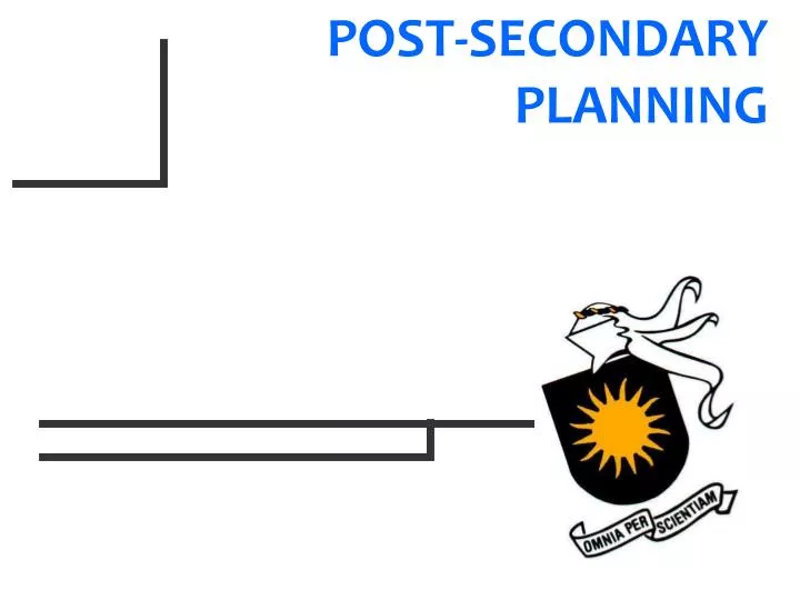 post secondary planning