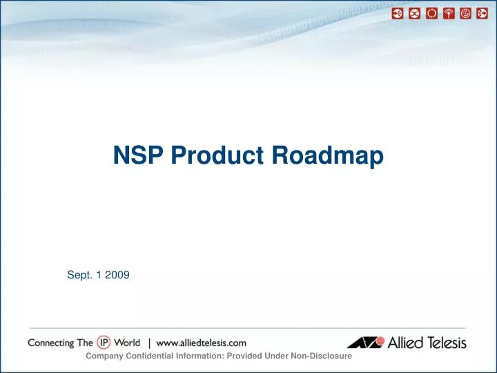 nsp product roadmap