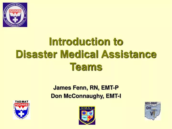 introduction to disaster medical assistance teams