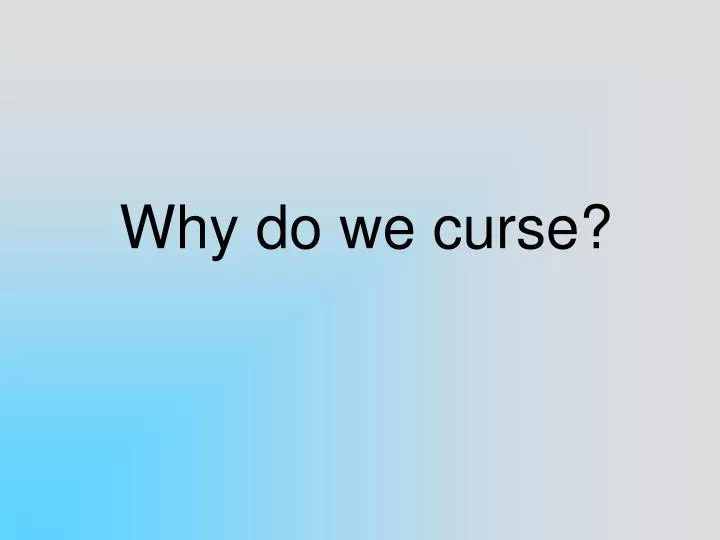 Curse • what is CURSE definition 