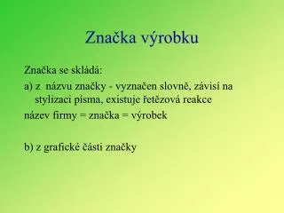 zna ka v robku