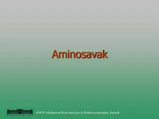 aminosavak