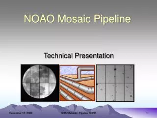 NOAO Mosaic Pipeline