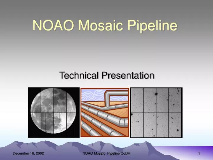 noao mosaic pipeline