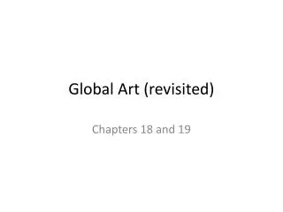 Global Art (revisited)