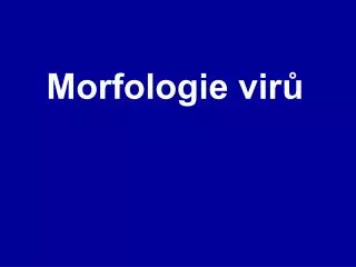 morfologie vir