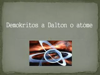 demokritos a dalton o at me