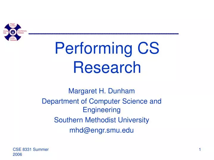 performing cs research