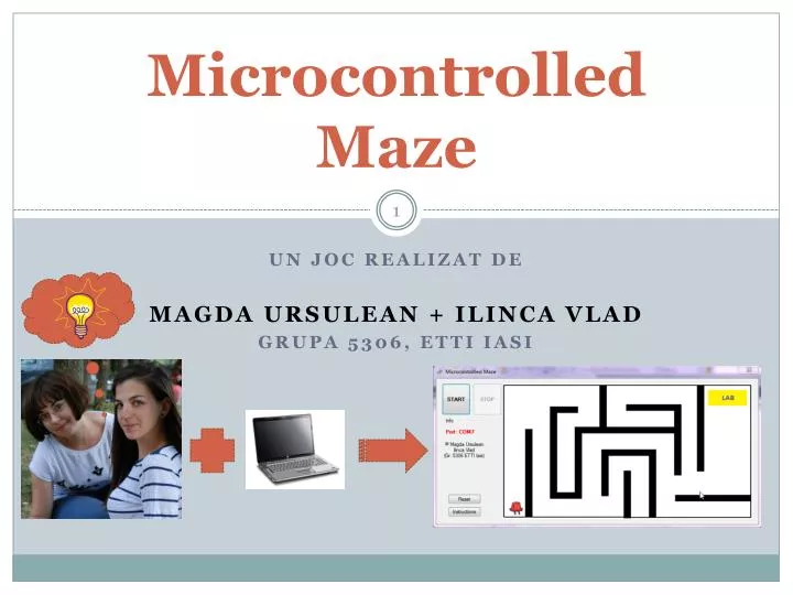 microcontrolled maze
