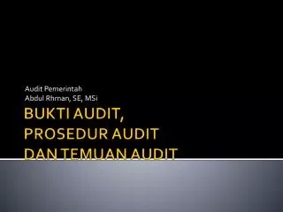 audit pemerintah abdul rhman se msi