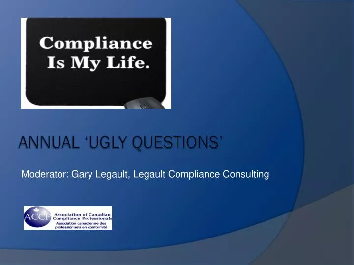 moderator gary legault legault compliance consulting