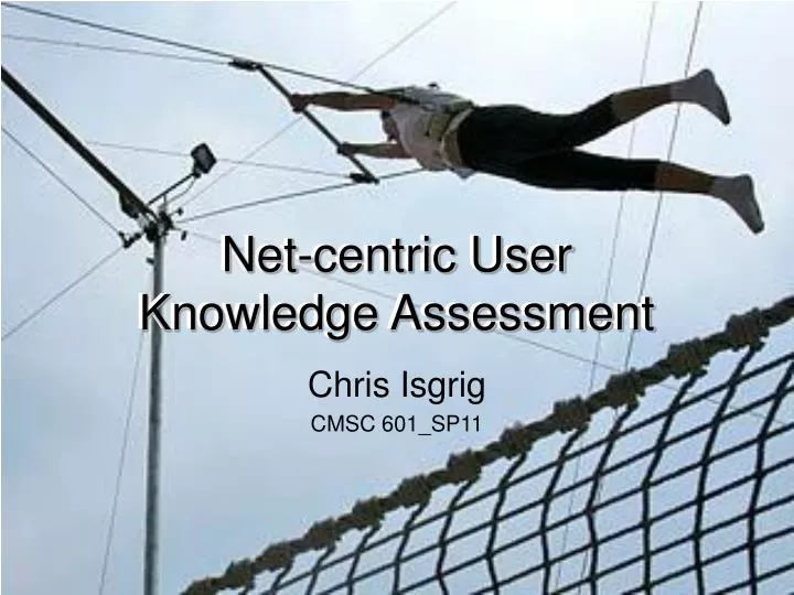 net centric user knowledge assessment