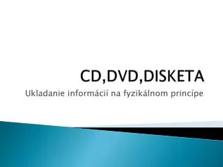 cd dvd disketa