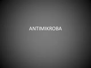antimikroba