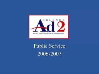 Public Service 2006-2007