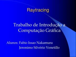 raytracing