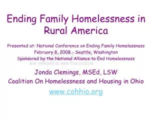 Ending Family Homelessness in Rural America