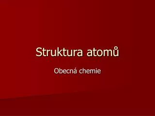 struktura atom