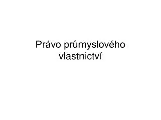 pr vo pr myslov ho vlastnictv