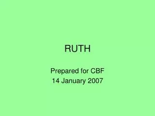RUTH