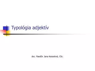 typol gia adjekt v