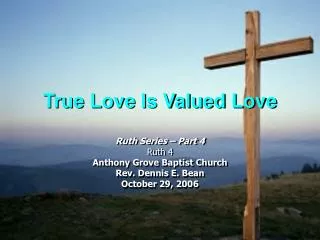 True Love Is Valued Love