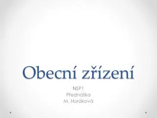 obecn z zen