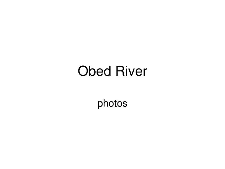 obed river