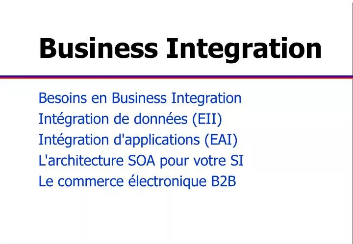 business integration
