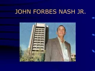 john forbes nash jr