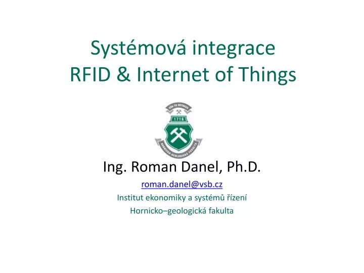 syst mov integrace rfid internet of things