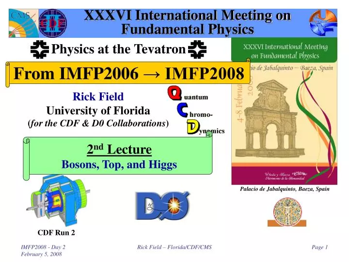 xxxvi international meeting on fundamental physics