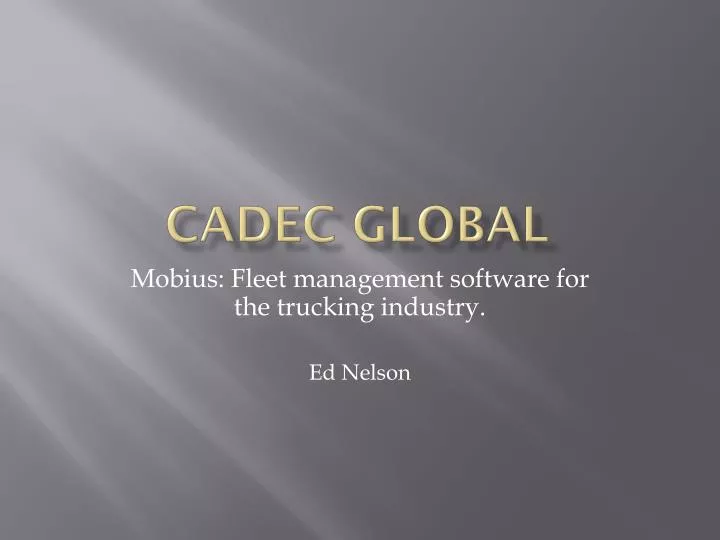 cadec global