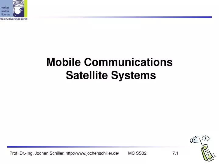 mobile communications satellite systems