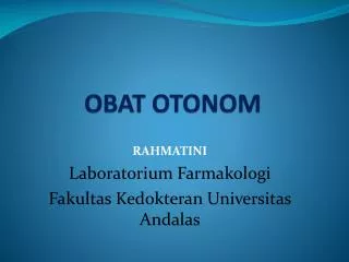 obat otonom