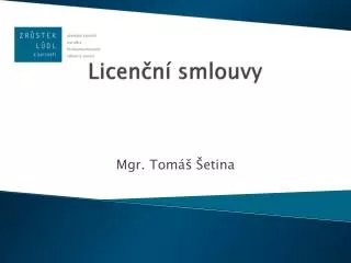 licen n smlouvy