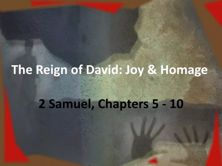 the reign of david joy homage