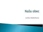 Naša obec - slide 1