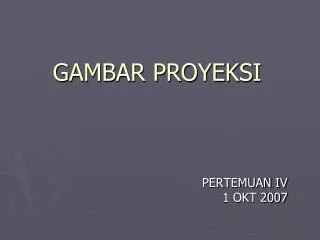 gambar proyeksi