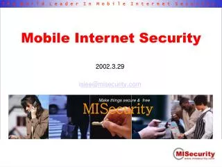mobile internet security