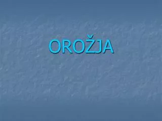 oro ja