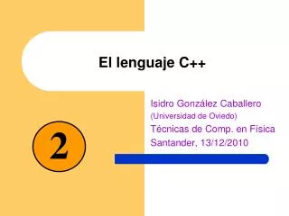 el lenguaje c
