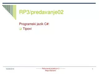 rp3 predavanje02