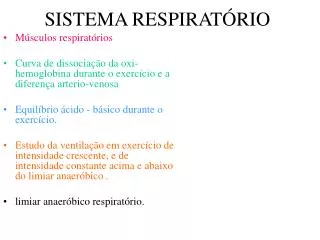 sistema respirat rio