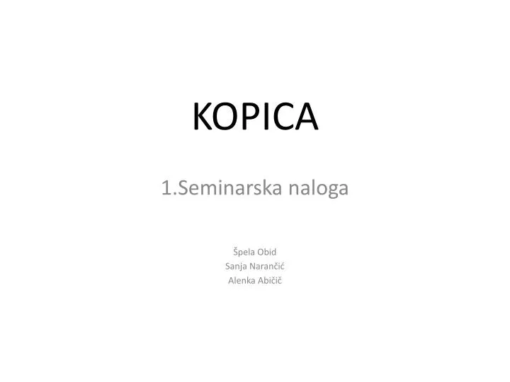 kopica