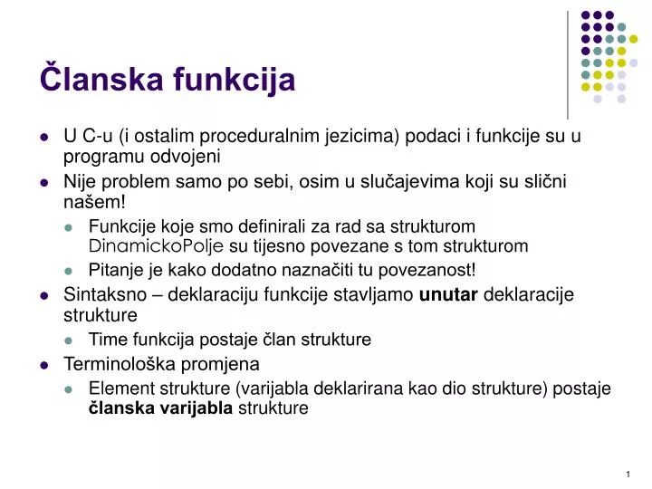 lanska funkcija