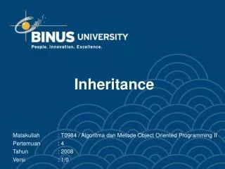 inheritance